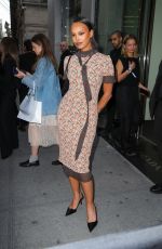 ALISHA BOE Arrives at Prada Men