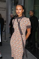 ALISHA BOE Arrives at Prada Men