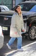 AMANDA PEET Arrives at Watch What Happens Live in New York 05/19/2025