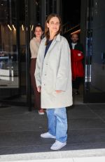AMANDA PEET Arrives at Watch What Happens Live Studios in New York City 05/19/2025