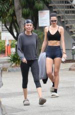 AMELIA HAMLIN and LISA RINNA Leaves Pilates Session in Los Angeles 05/26/2025