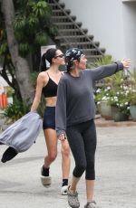 AMELIA HAMLIN and LISA RINNA Leaves Pilates Session in Los Angeles 05/26/2025