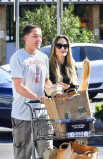 ANGELINA JOLIE Out Shopping with Her Son Knox at Lazy Acres in Los Angeles 05/01/2025