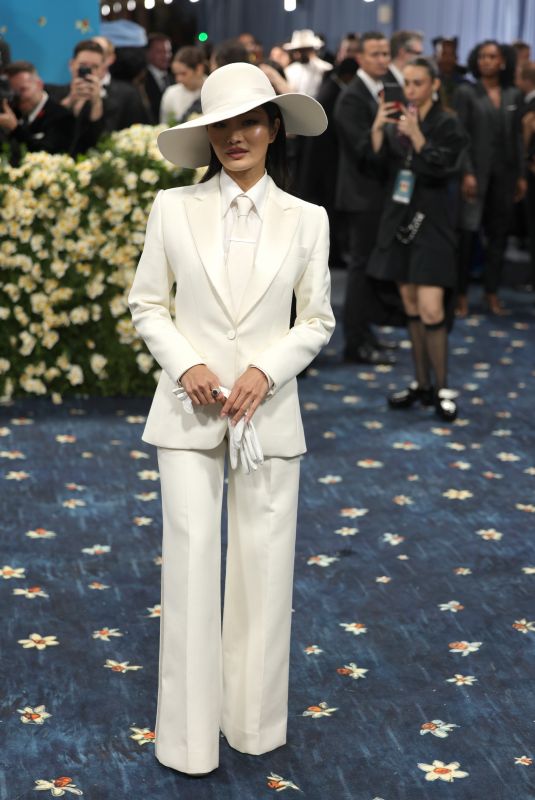 ANNA SAWAI at 2025 Met Gala Celebrating Superfine: Tailoring Black Style in New York 05/05/2025