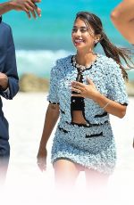 ANTONELA ROCCUZZO at a Photoshoot in Miami 04/29/2025