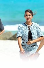 ANTONELA ROCCUZZO at a Photoshoot in Miami 04/29/2025