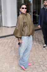 ARIANA GREENBLATT Leaves Hotel Martinez in Cannes 05/13/2025