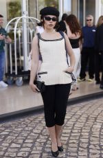 ARIANA GREENBLATT Outside Hotel Martinez at 78th Cannes Film Festival 05/15/2025