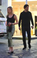 ASHLEY BENSON and Bandon Davis Enjoy Sushi Dinner with Friends in West Hollywood 05/30/2025