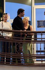 ASHLEY BENSON and Bandon Davis Enjoy Sushi Dinner with Friends in West Hollywood 05/30/2025