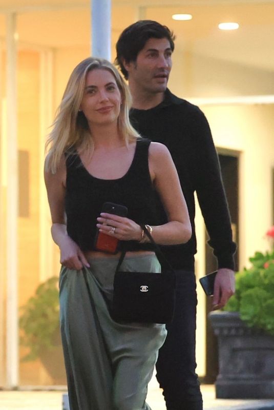ASHLEY BENSON and Bandon Davis Enjoy Sushi Dinner with Friends in West Hollywood 05/30/2025