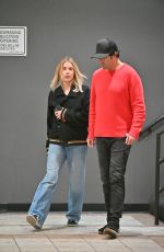 ASHLEY BENSON and Brandon Davis Leaves Sushi Park in Los Angeles 05/06/2025