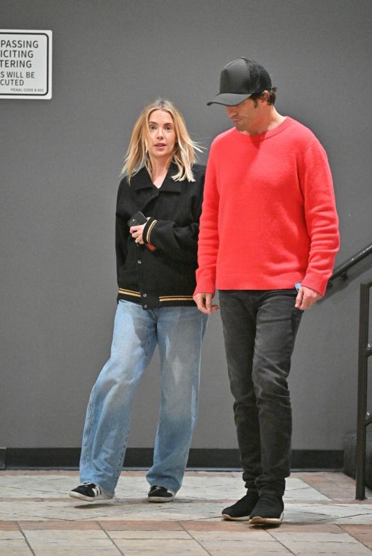 ASHLEY BENSON and Brandon Davis Leaves Sushi Park in Los Angeles 05/06/2025