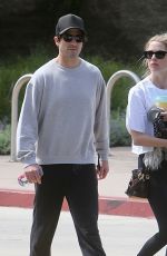 ASHLEY BENSON and Brandon Davis Out with Their Dog in Beverly Hills 05/14/2025