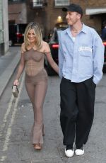 ASHLEY ROBERTS Arrives at Sexy Fish Mayfair in London 05/09/2025