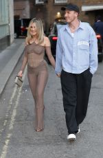 ASHLEY ROBERTS Arrives at Sexy Fish Mayfair in London 05/09/2025