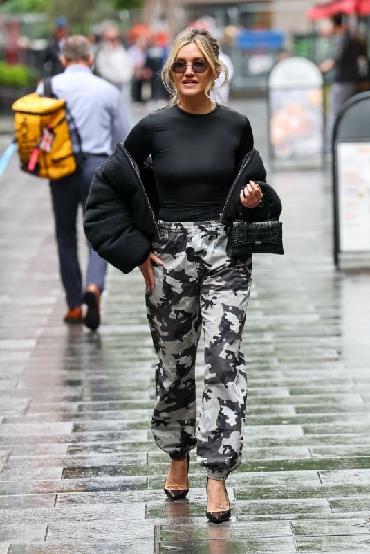ASHLEY ROBERTS Leaves Heart Breakfast Studios in London 05/21/2025
