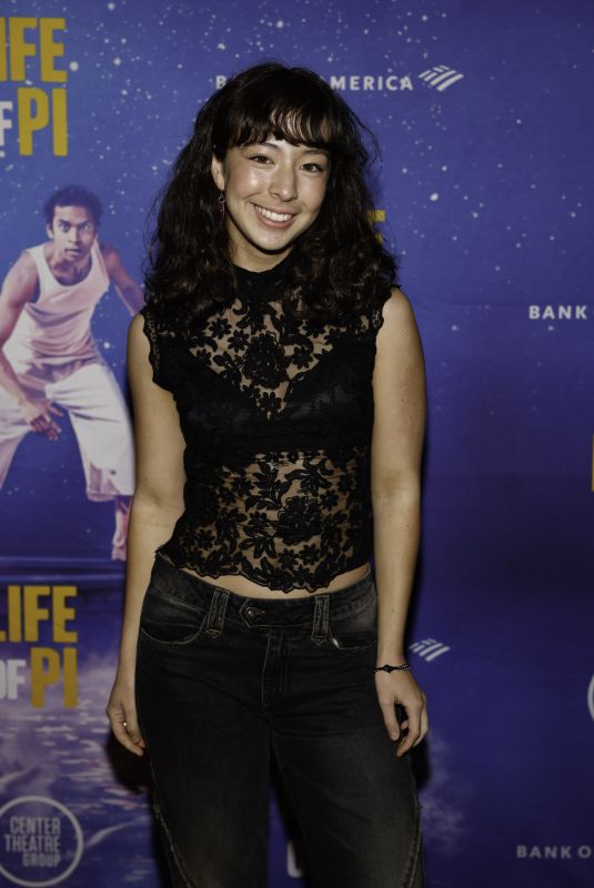 AUBREY ANDERSON-EMMONS Arrives at Performance of Life of PI at Center Theatre Group/Ahmanson Theatre in Los Angeles 05/07/2025