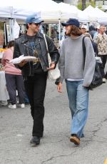AVA MICHELLE and Byran Pearn Shopping at Studio City Farmer