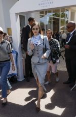 BARBARA PALVIN Leaves Her Hotel in Cannes 05/21/2025