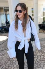 BARBARA PALVIN Leaves Hotel Martinez in Cannes 05/23/2025