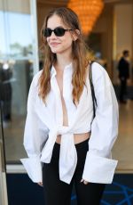 BARBARA PALVIN Leaves Hotel Martinez in Cannes 05/23/2025