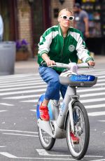 BISY PHILIPPS Out for a Bike Ride in New York City 05/01/2025