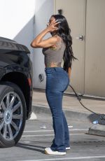 BLAC CHYNA at a Gas Station in Calabasas 05/08/2025