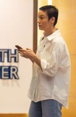 BRIE LARSON Arrives at Soho House in West Hollywood 05/27/2025