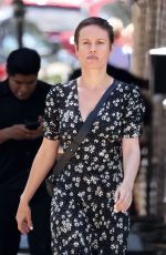 BRIE LARSON Out for Lunch with a Friend at Little Dom