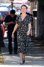 BRIE LARSON Out for Lunch with a Friend at Little Dom