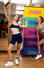 BROOKS NADER Works Out at a Zumba Event in New York City 05/08/2025