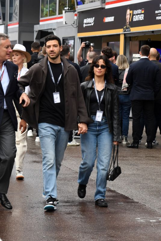 CAMILA CABELLO and Henry Junior Chalhoub at Monaco E-prix 05/04/2025