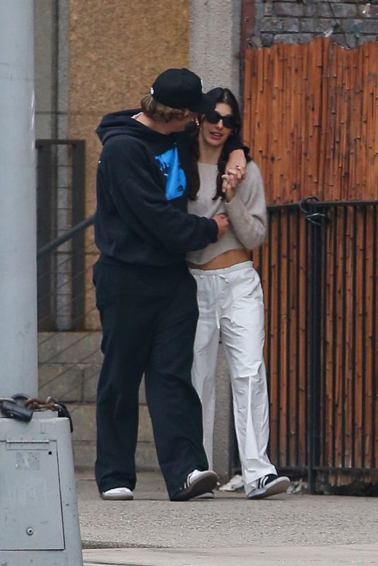 CAMILA MORRONE and Cole Bennett Out Kissing in New York City 05/30/2025