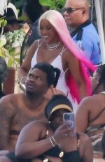 CARDI B and Stefon Diggs Make Waves at Miami Boat Show 05/25/2025