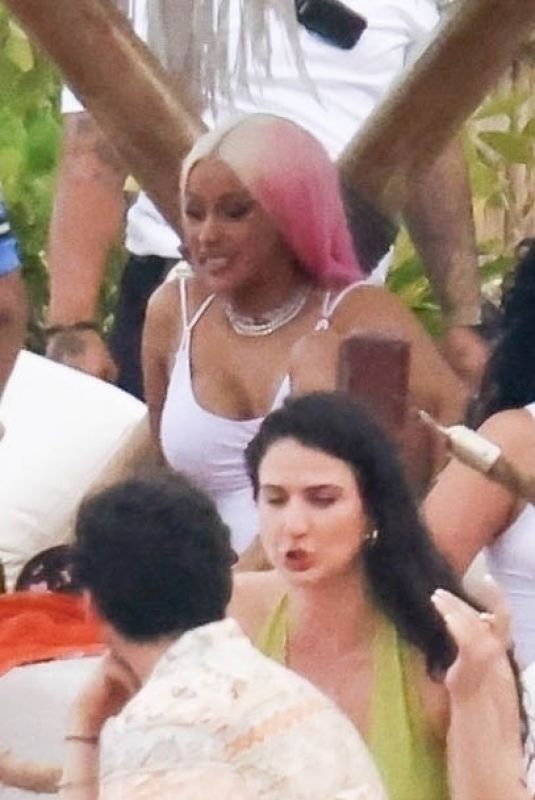 CARDI B and Stefon Diggs Make Waves at Miami Boat Show 05/25/2025