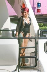 CARDI B in Swimsuit at a Yacht in Miami 05/26/2025