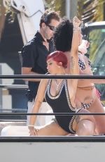 CARDI B in Swimsuit at a Yacht in Miami 05/26/2025