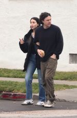 CAYLEE COWAN and Casey Affleck Out for Lunch at All Time in Los Angeles 05/03/2025