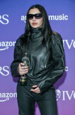 CHARLI XCX at Ivor Novello Awards 2025 in London 05/22/2025