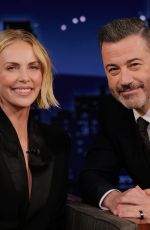 CHARLIZE THERON at Jimmy Kimmel Live 05/08/2025