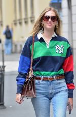 CHIARA FERRAGNI Out in Milan