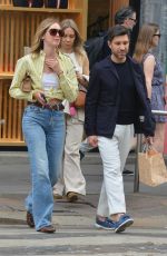 CHIARA FERRAGNI Out with Friend Filippo Fiora in Milan 05/19/2025