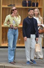 CHIARA FERRAGNI Out with Friend Filippo Fiora in Milan 05/19/2025
