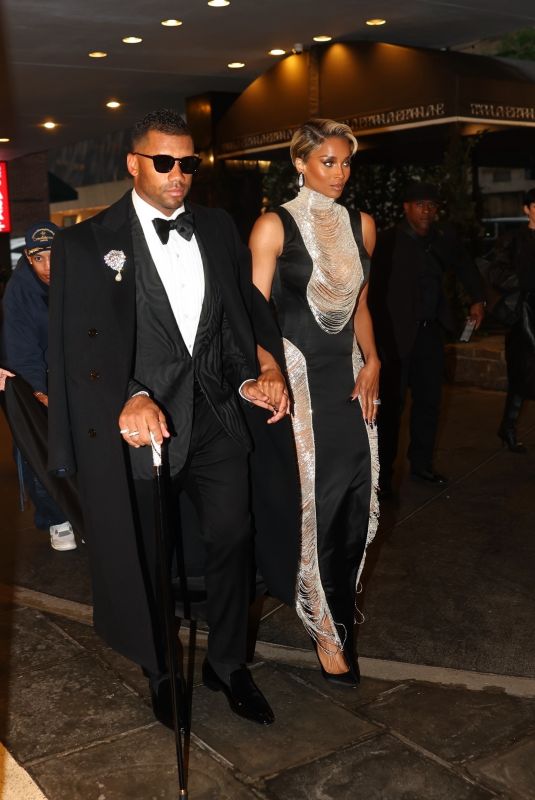 CIARA and Russell Wilson Arrives at 2025 Met Gala in New York 05/05/2025
