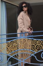 CINDY BRUNA at Balcony of Martinez Hotel in Cannes 05/17/2025