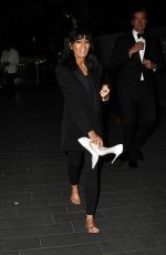 CLAUDIA WINKLEMAN Leaves Bafta Television Awards in London 05/11/2025