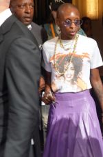 CYNTHIA ERIVO Stops for Fans on Upper East Side in New York City 05/03/2025