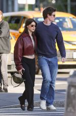 DAISY EDGAR-JONES and Ben Seed Out and Abut in New York City 04/29/2025