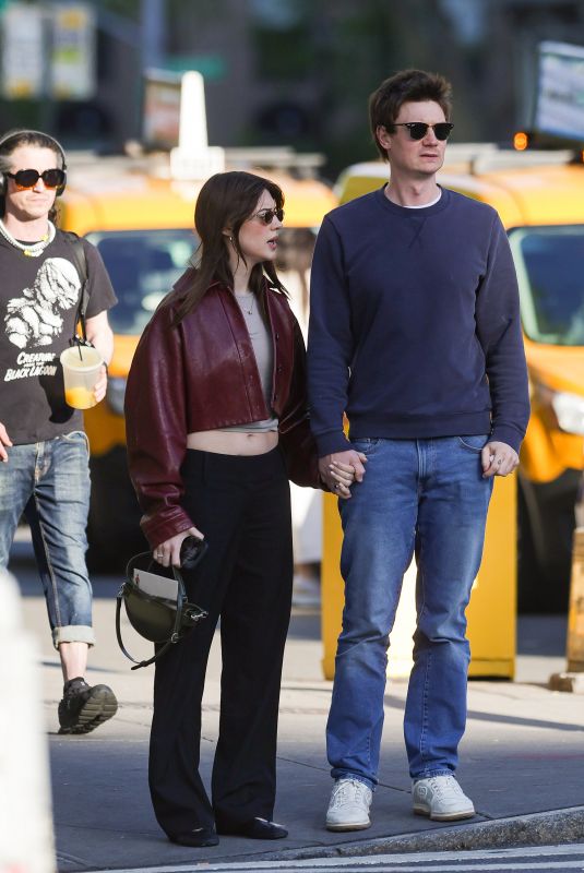 DAISY EDGAR-JONES and Ben Seed Out and Abut in New York City 04/29/2025